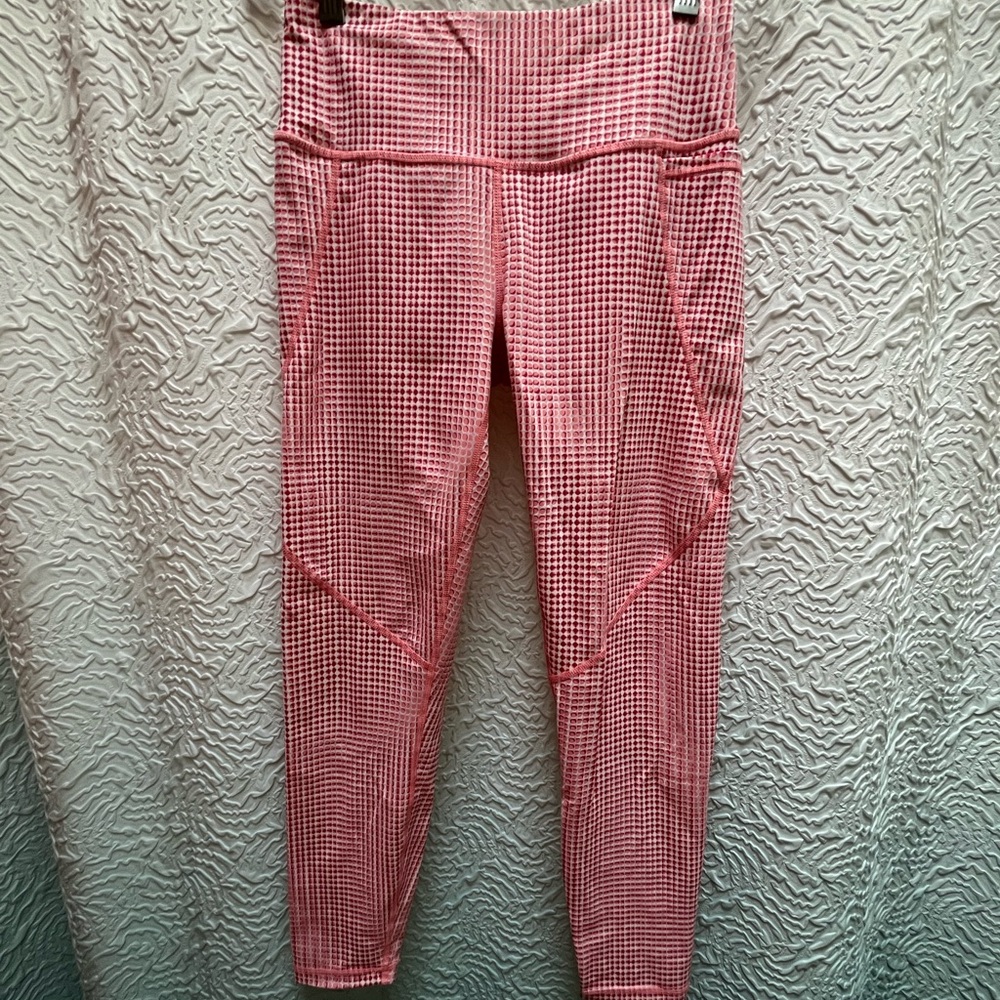 Sweaty Betty Pink and White Leggings